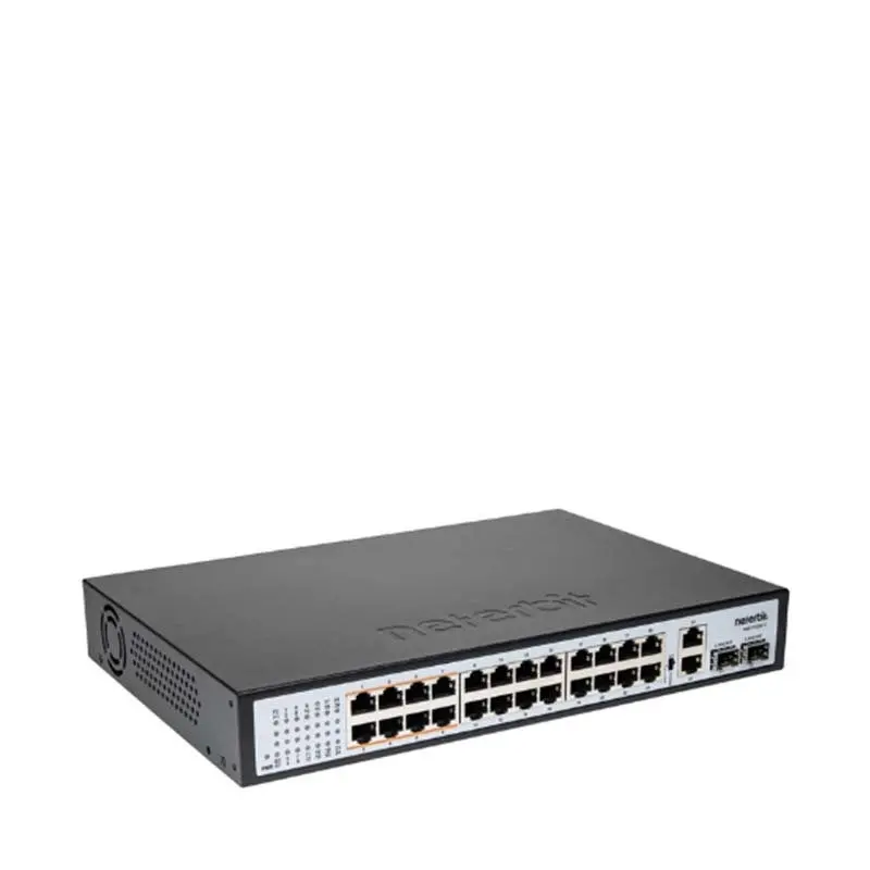 سوییچ 28 پورت POE نتربیت مدل NGS-F1028P-C-1